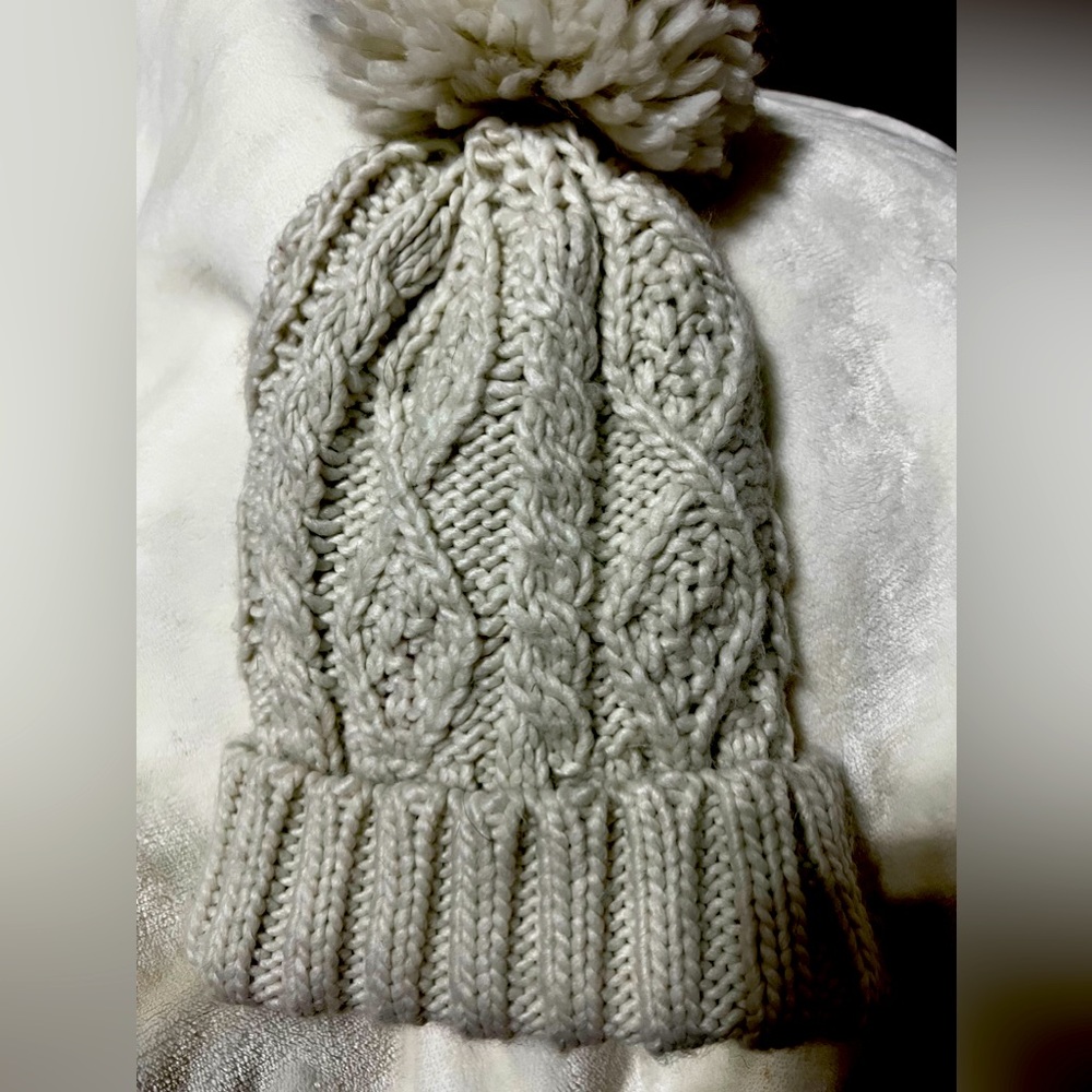 Ice grey beanie